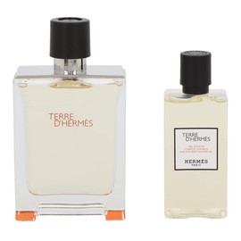 Hermes Terre D'hermes 2-Piece Gift Set for Men, (3.4 Oz Eau De Toilette Spray + 2.7 Oz Hair & Body Shower Gel)