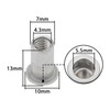 Pxyelec 100pcs M5 Flat Head Aluminum Rivet Nut Blind Insert