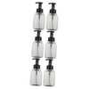 Ciieeo 6pcs Travel Toiletry Bottles Pump Bottle Reusable Containers for