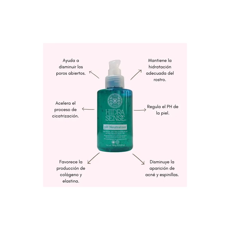Gel Facial Neutralizador De Ph Hidra Sense 150g