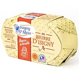 Beurre D’Isigny AOP Unsalted French Butter - 8.8 oz / 250 g - GUARANTEED OVERNIGHT