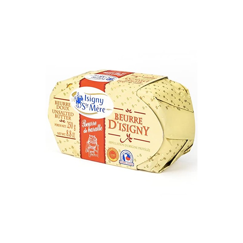 Beurre D’Isigny AOP Unsalted French Butter - 8.8 oz /