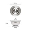 30 Quart Stainless Mixing Bowl, Comes In Each