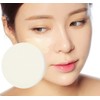 Makeup Sponge for Liquid Foundation Creams and Other Cosmetics (White)