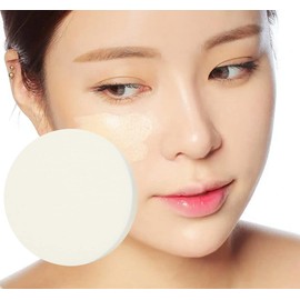 Makeup Sponge for Liquid Foundation Creams and Other Cosmetics (White) - Pack of 6