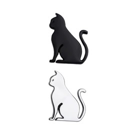 FUNOMOCYA 2pcs Cat Car Decal Auto Sticker Car Sticker for Universal Car Body Decorative Stickers