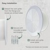 Vent Systems 150 mm / 5.90'' Inch - White -