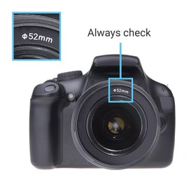 Camera Lens Hoods - Rubber (Collapsible) + Tulip Flower - Set of 2 - Sun Shade/Shield - Reduces Lens Flare and Glare - Blocks Excess Sunlight for Enhanced Photography and Video Footage