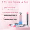 Colour Changing Lip Balm - 3Pcs Coloured Lip Balm Set