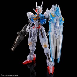 BANDAI SPIRITS Mobile Suit Gundam Mercury Witch HG 1/144 Gundam Aerial [Clear Color] Gundam Base Limited XVX-016 Mobile Suit Gundam THE WITCH FROM MERCURY GUNDAM AERIAL [CLEAR COLOR] THE GUNDAM BASE
