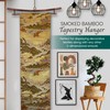 Sea of Trees Japan Smoked Bamboo Tapestry Wall Hanger, Zen