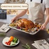 FoldTier 12 Pack Serving Trays Set for Party, Butterfly Floral