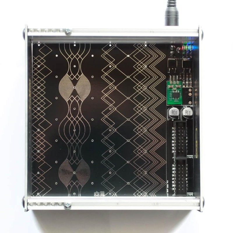 Synthrotek EcoSkiff Eurorack Case (44HP, Unpowered, Black Aluminum Desktop Case)