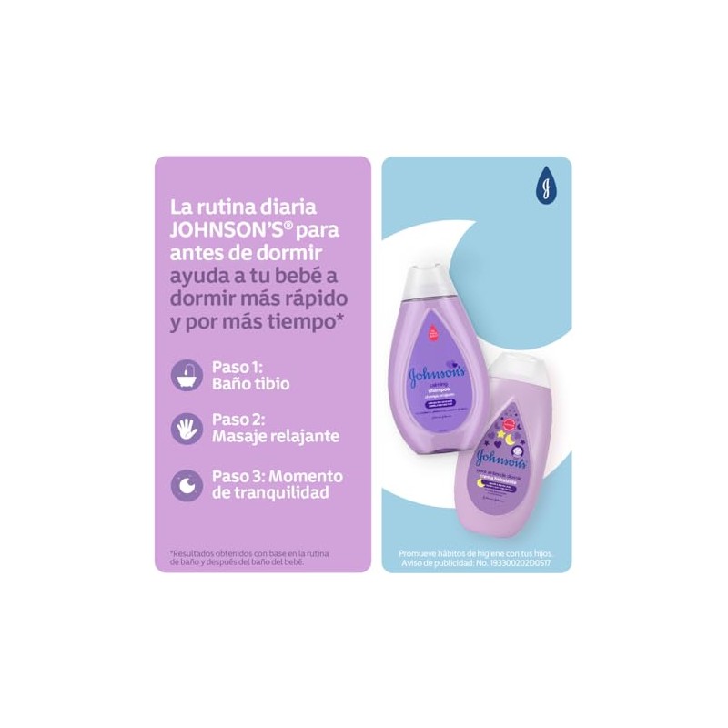 JOHNSON'S Crema Corporal Para Bebé Antes de Dormir 200 ml