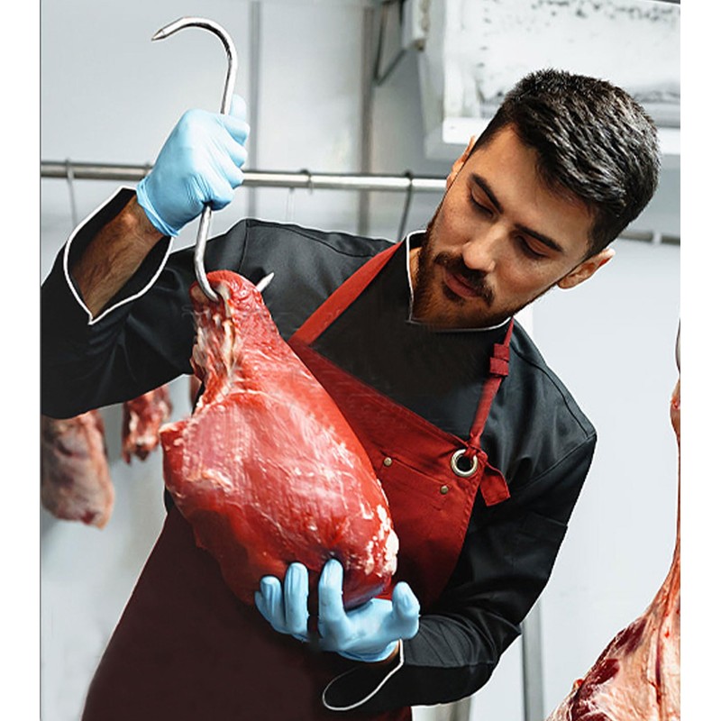 12 mm Heavy Duty Meat Hooks,10 in Stainless Steel Meat