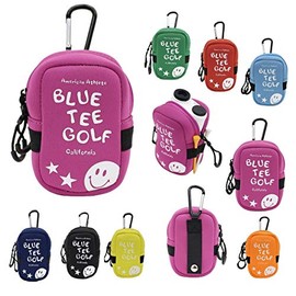 Blue Tea Golf Stretch Multi-functional Pouch AC009 [Can Store Ball Distance Measuring Devices♪] (Pink)