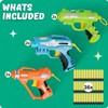 6 Pack Mini Foam Dart-Firing Blasters Micro Toy Guns with