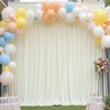 10×12ft Wrinkle Free Ivory Backdrop Curtain for Wedding Parties, 2