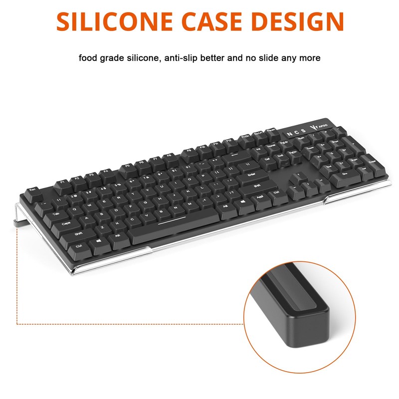 Richboom Computer Keyboard Stand Tilt PC Keyboard Stand Riser for