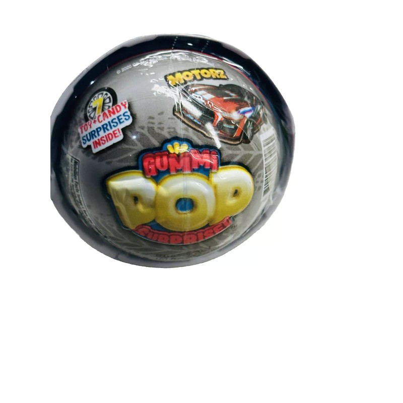 BALL 1 GUMMI POP SURPRISE REVEAL MOTORZ TOY & CANDY