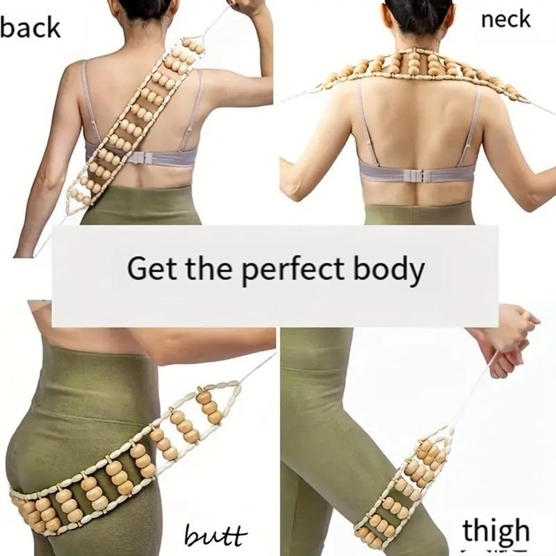 Rope Back Massager - 47.2 Inches Massager Tool for Back,