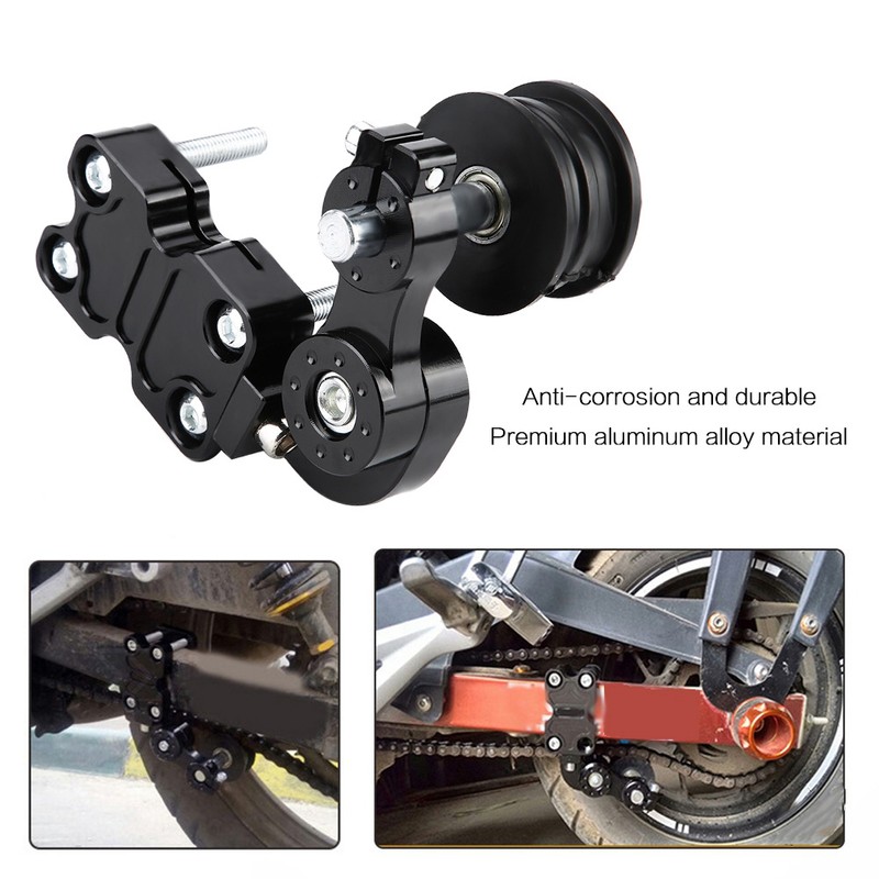 Motorcycle Aluminum Chain Tensioner Bolt Auto Adjuster on Roller Tool
