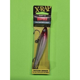 Rapala SXRT10RGH X-Rap Twitchin' Minnow Fishing Lure 10 Slow Sinking Red Ghost