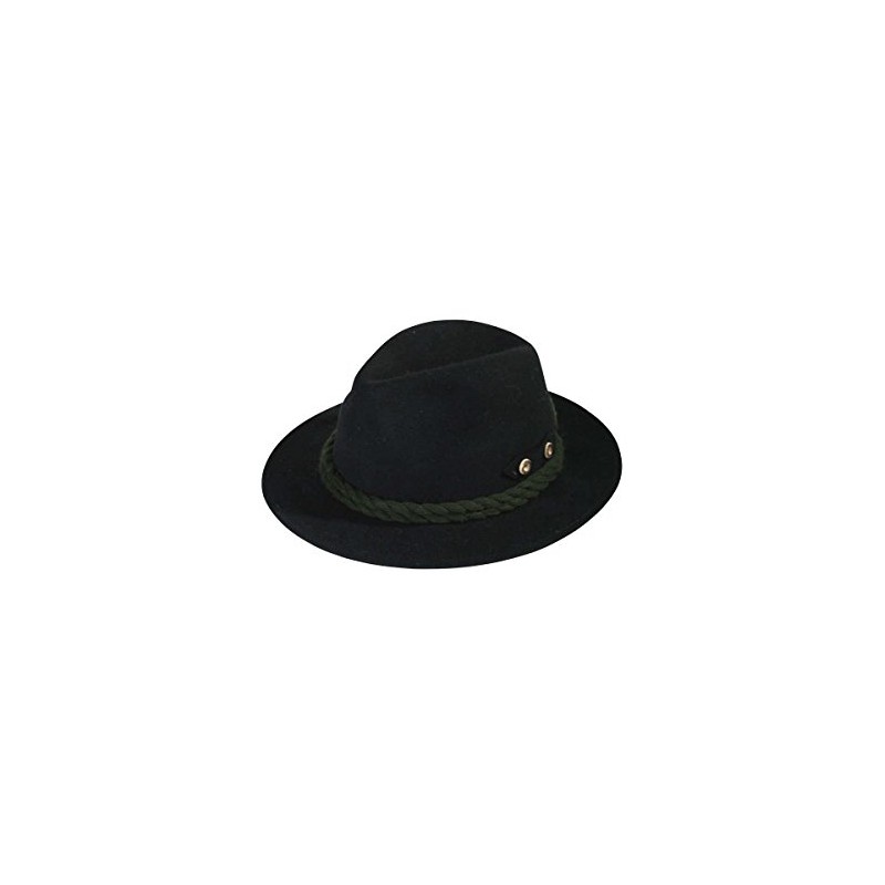 Faustmann Hüte Men's Costume Hat Black 'Stag Horn', Black, black,