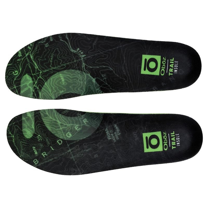 Oboz Unisex Trail Insole, Green, Small