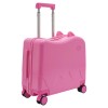 18" Kids Ride-On Suitcase Children Rolling Luggage Case Password Lock