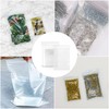 MARCPRINT Set of 100 automatic re-utilisables in plastic transparent de