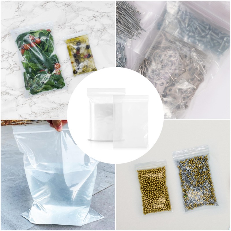 MARCPRINT Set of 100 automatic re-utilisables in plastic transparent de