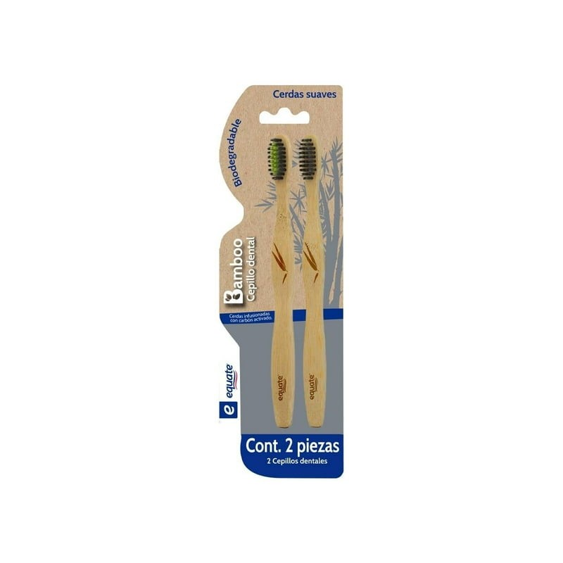 Cepillo para cabello Cool Bambu de pala doble cerdas