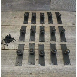 MIDWEST CRAFT HOUSE 15 Hand Forged Iron Pulls 4 1/8" Long Cabinet Handles Bin Door Gate Crafts