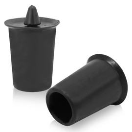 Tailgate Bump Stop Compatible with Wrangler JK 2007-2018 Spare Tire Carrier Bumper Rubber #55395993AB Black (2 PCS)