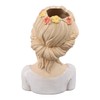 Modern Ceramic Face Vases Decorative Modern Style Shy Girl Flower