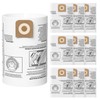 10 Pack CMXZVBE38749 Vacuum Dust Bags Compatible with CRAFTSMAN 16-20