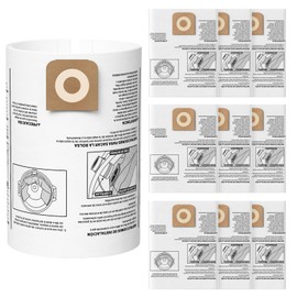 10 Pack CMXZVBE38749 Vacuum Dust Bags Compatible with CRAFTSMAN 16-20 Gallon Wet/Dry Shop Vac, CMXEVBE17595, CMXEVBE17596 Replacement Vac Bags, Part# 38749