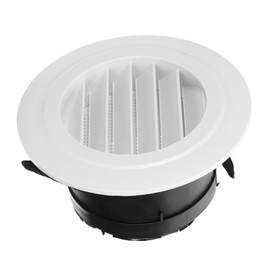 LIFKOME Round Air Conditioner Vent Cover Soffit Exhaust Grille for Indoor Use Easy Installation Noise Reduction Compatible with Air Conditioning Units and Bathroom Vents