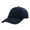 BOTVELA Gorra de béisbol de lana para hombre, ajustable, sin