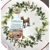 Ceramica Cuore 4 CERAMICA CUORE Salad Desert Plates 8.25" Deer