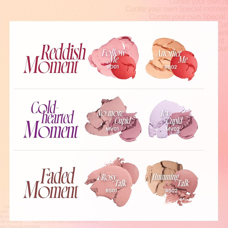 fwee MELLOW DUAL BLUSH PK02 FALL IN HIGHKEY