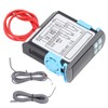 Digital Temperature Controller Waterproof Cooling Defrost Thermostat for Freezer Cold
