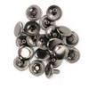200 Sets Double Cap Rivet Leather Rivets Tube Metal Rivets