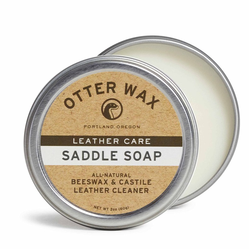 Otter Wax Saddle Soap | 2oz | All-Natural Leather Cleaner