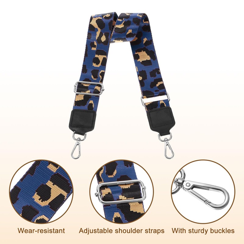 sourcing map Wide Shoulder Strap, 5cm Adjustable Purse Strap Replacement