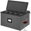 homyfort Stemware Storage Cases - Durable Wine Glass Storage, Hard