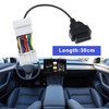 eMagTech OBD2 Adapter Splitterkabel Kompatibel mit Modell 3 Modell Y