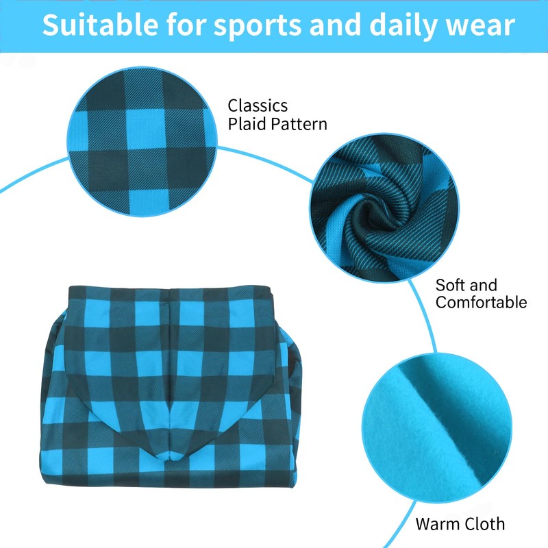 GreenJoy Plaid Dog Sweaters Hoodies Sweatshirts for Dogs Cats, Warm