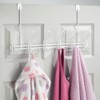 iDesign Over-The-Door 6-Hook Rack –Classico Collection – White